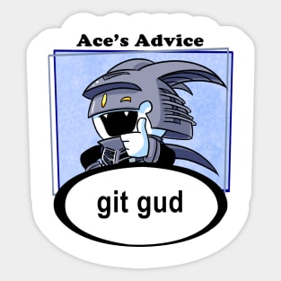 Ace's Advice Sticker